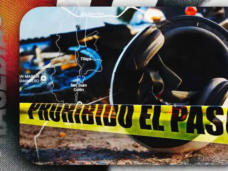 Muere motociclista al chocar contra otra motocicleta en Tilapa, Puebla  