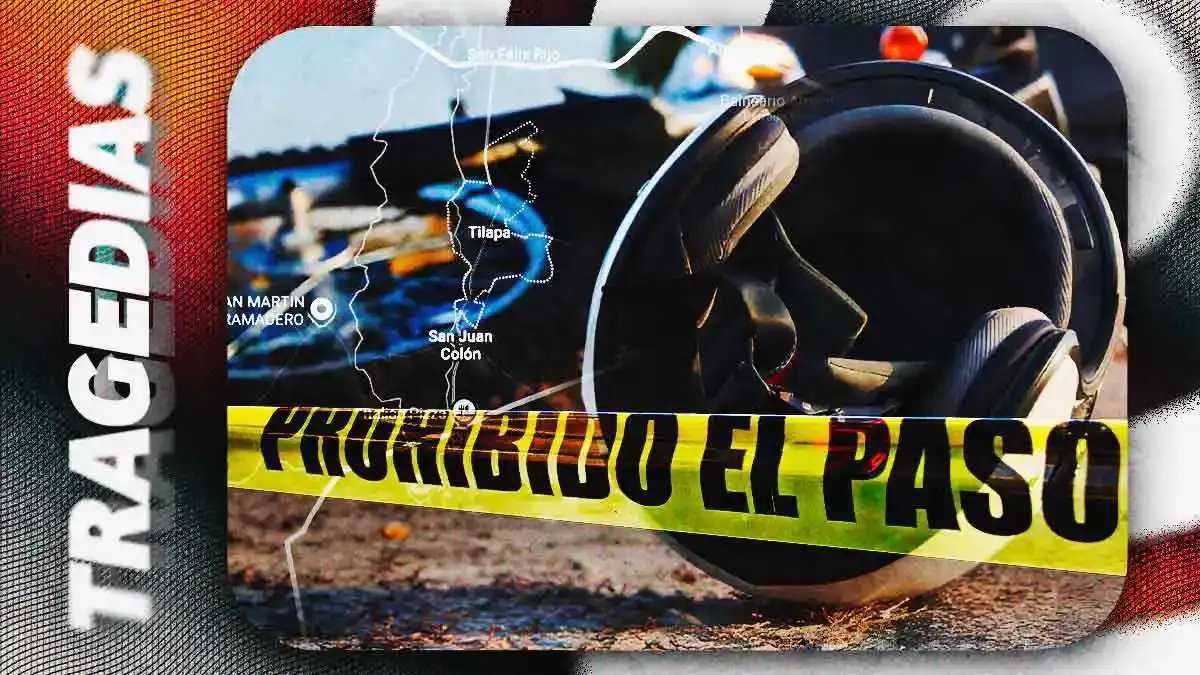 Muere motociclista al chocar contra otra motocicleta en Tilapa, Puebla