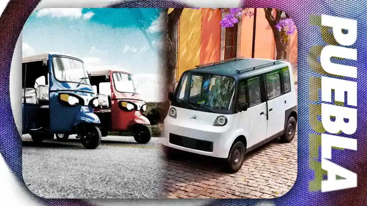 Secretaría de Movilidad de Puebla avala reemplazar mototaxis por vehículos eléctricos Olinia