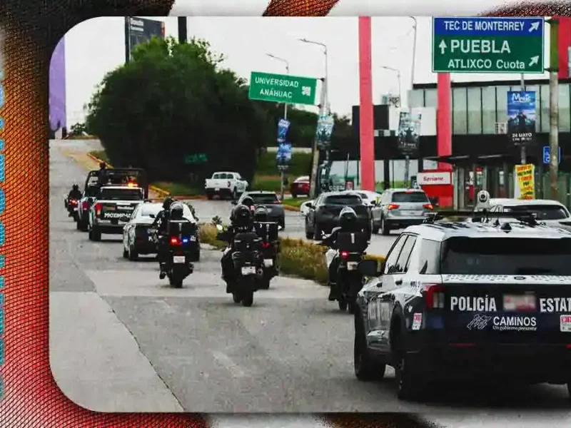 SSP despliega operativo con 70 agentes para capturar al Tirador de la Vía Atlixcáyotl