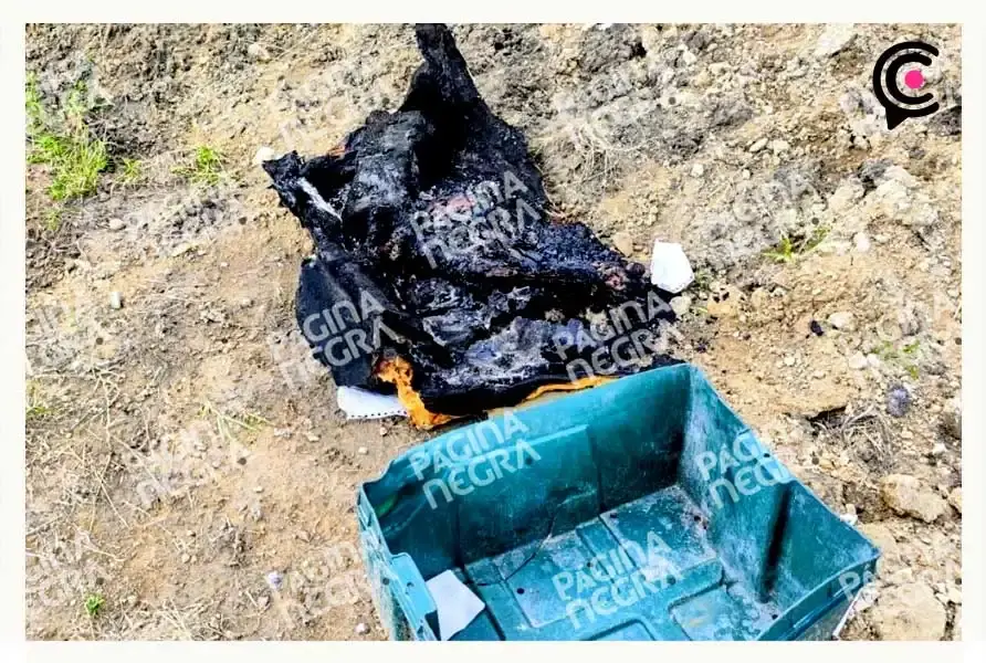 Hallan una pierna y restos humanos calcinados en terreno de Tres Cerritos, Puebla