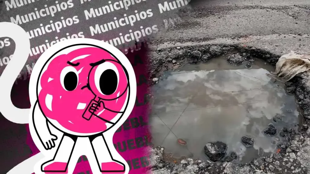 Vecinos denuncian aparición de baches en Camino Nacional de la Junta Auxiliar Ignacio Romero Vargas