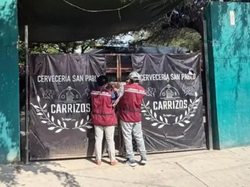 Gobierno de Tehuacán clausura cervecería “Carrizos” en San Pablo Tepetzingo tras detectar diversas irregularidades en inspección