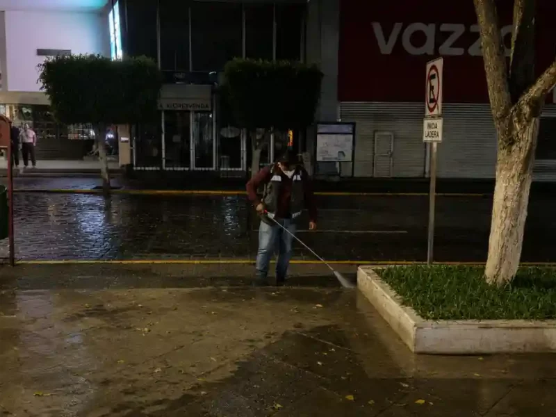 Gobierno de Tehuacán continúa con fumigaciones en diferentes puntos de la ciudad; se interviene el Parque Juárez