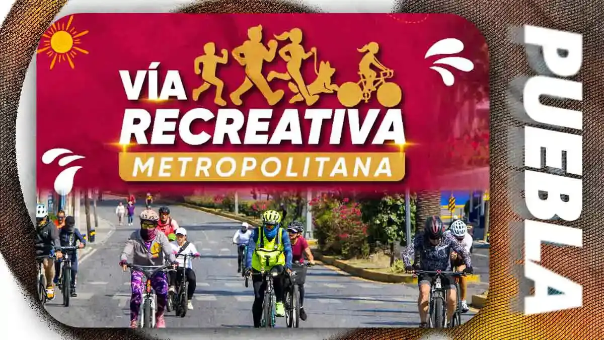 Vía Recreativa Metropolitana en Puebla será todos los domingos; ruta, horarios y qué cambia