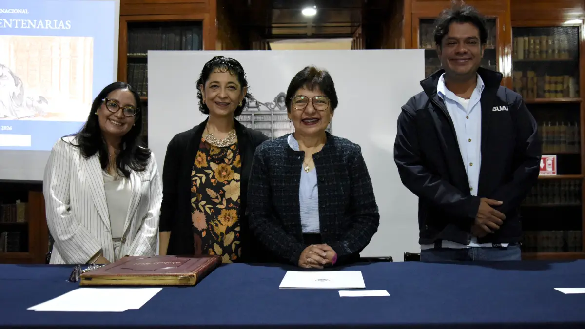 Inaugura Rectora Lilia Cedillo el Coloquio Internacional Bibliotecas Centenarias