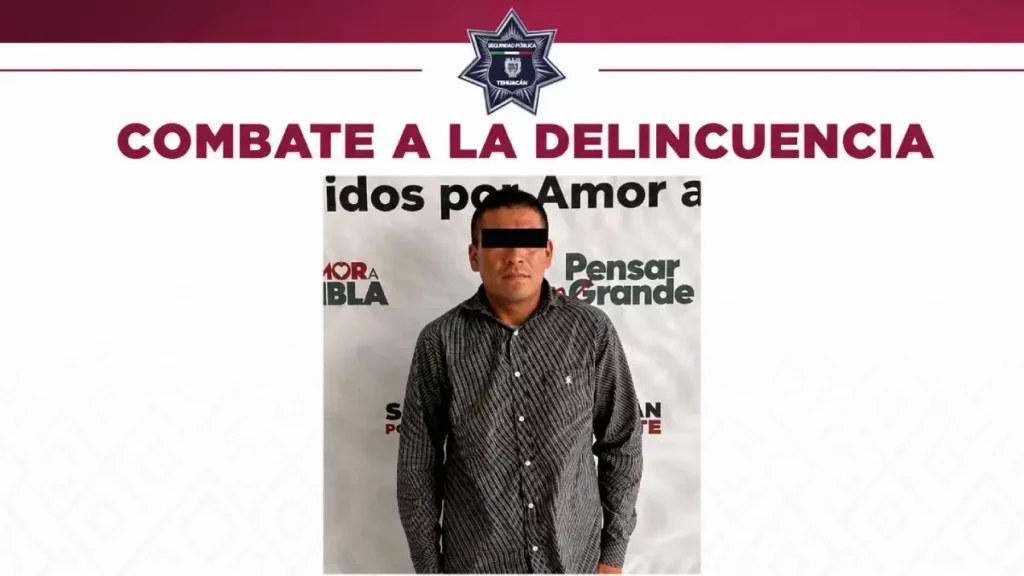 Policía Municipal asegura droga y detiene a una persona en el Centro de Tehuacán