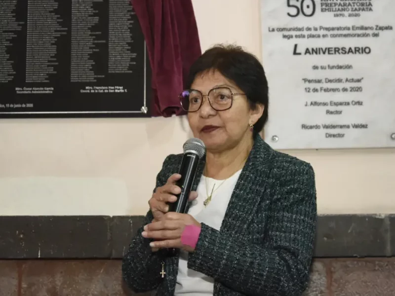 Recorre Rectora Lilia Cedillo nueva sede de la preparatoria Emiliano Zapata