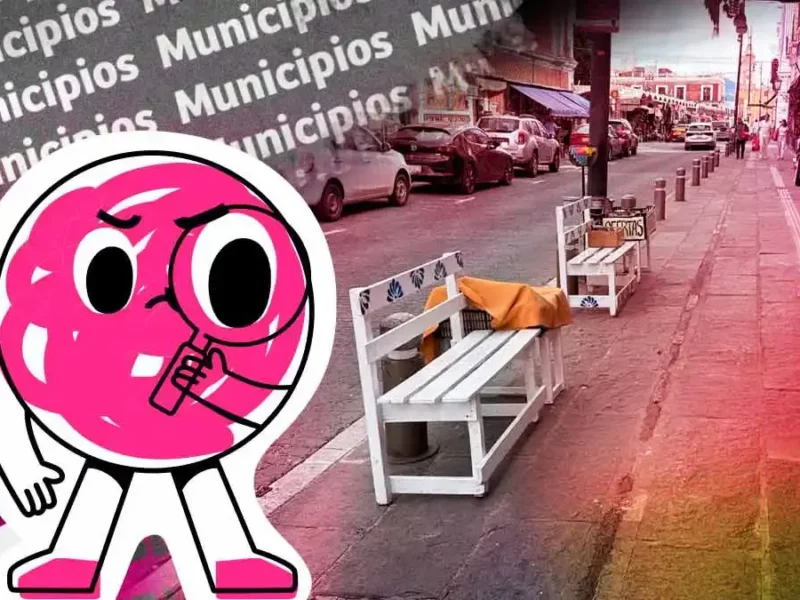 Locatarios del Barrio del Artista invaden banquetas con mobiliario y obstaculizan paso peatonal
