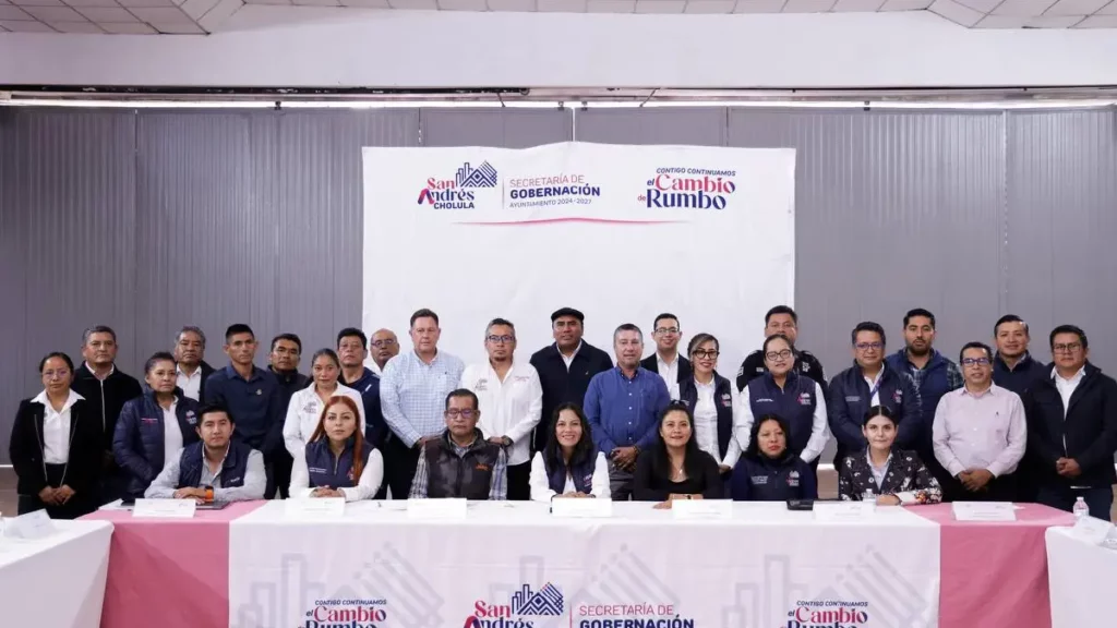 Con diálogo y coordinación Gobierno de San Andrés Cholula atiende las necesidades de sus comunidades