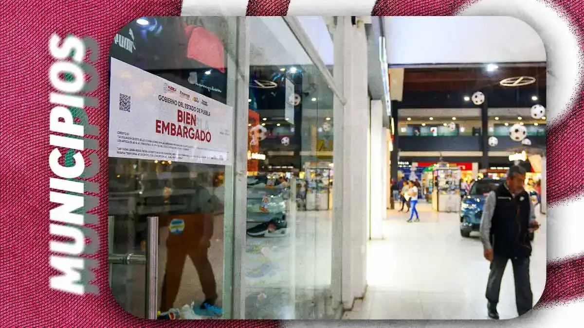 Plaza Dorada Puebla libra el embargo; autoridades retiran parcialmente sellos de clausura tras acuerdo fiscal