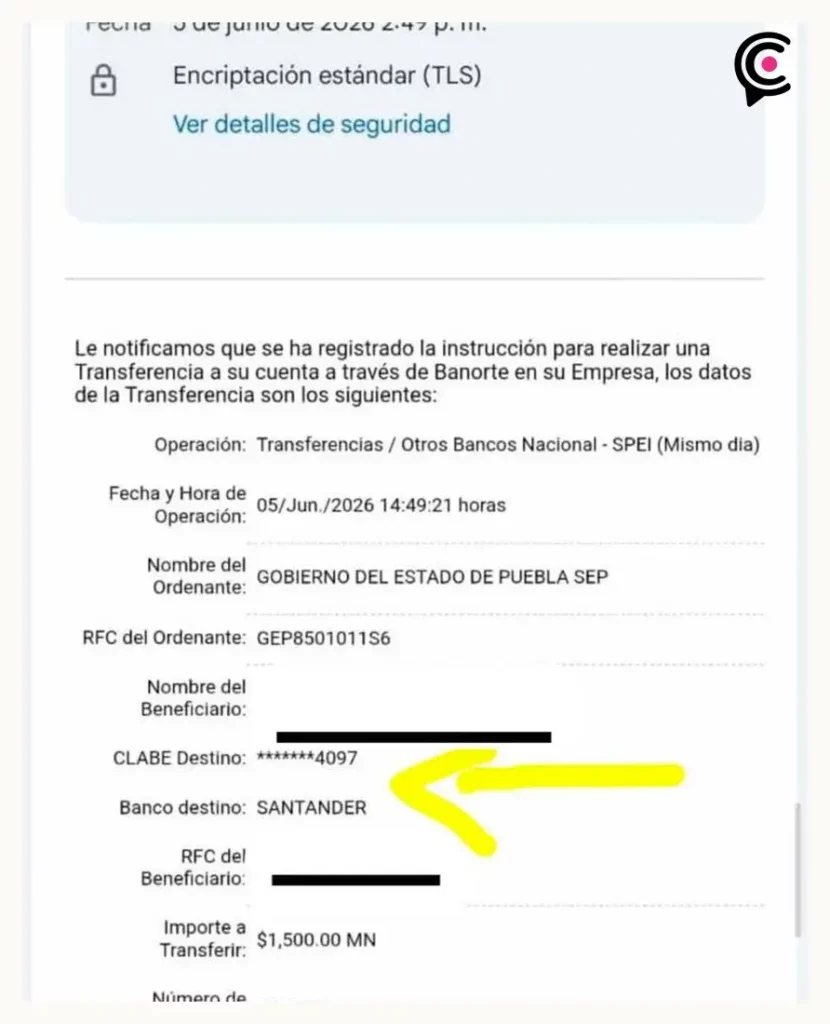 Docentes de Sección 23 del SNTE sufren fraude digital; sus depósitos aparecen en Banco Azteca