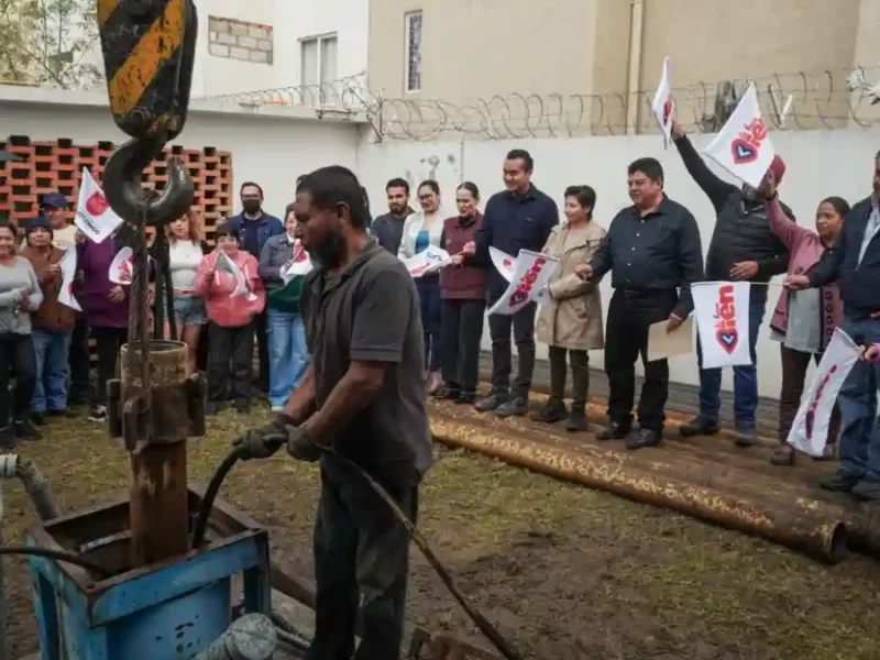 Roberto Solís arranca rehabilitación del pozo No. 1 en Huejotzingo; garantizará agua continua y de calidad en fraccionamientos