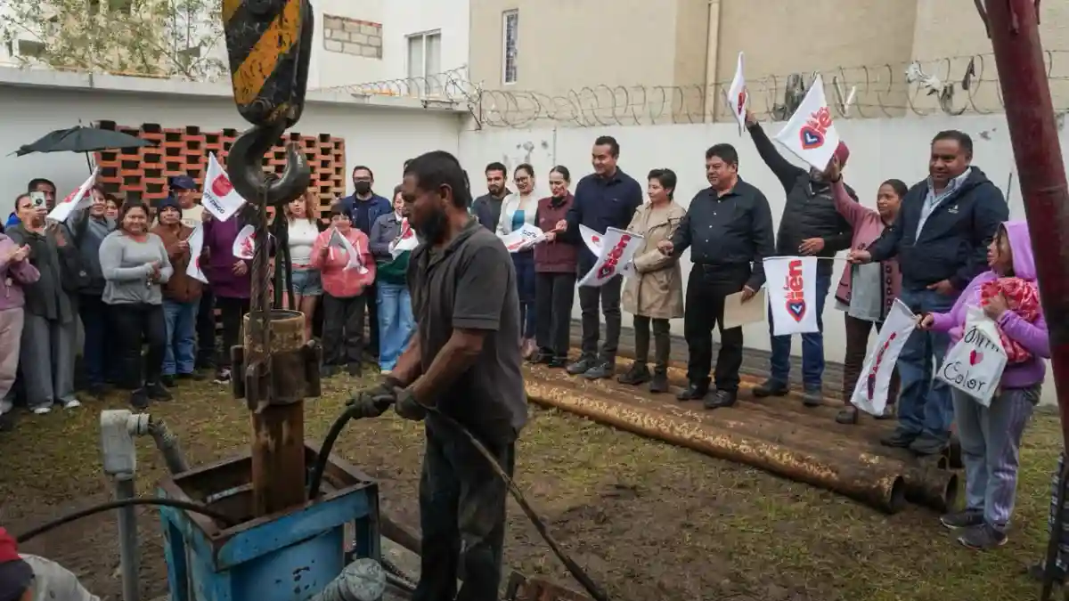 Roberto Solís arranca rehabilitación del pozo No. 1 en Huejotzingo; garantizará agua continua y de calidad en fraccionamientos