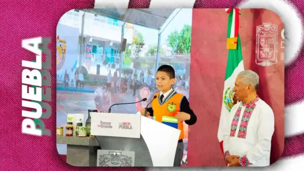 Niño de Huauchinango crea “Patrulla Antibullying” en Puebla; pide a Claudia Sheinbaum replicarla en México 