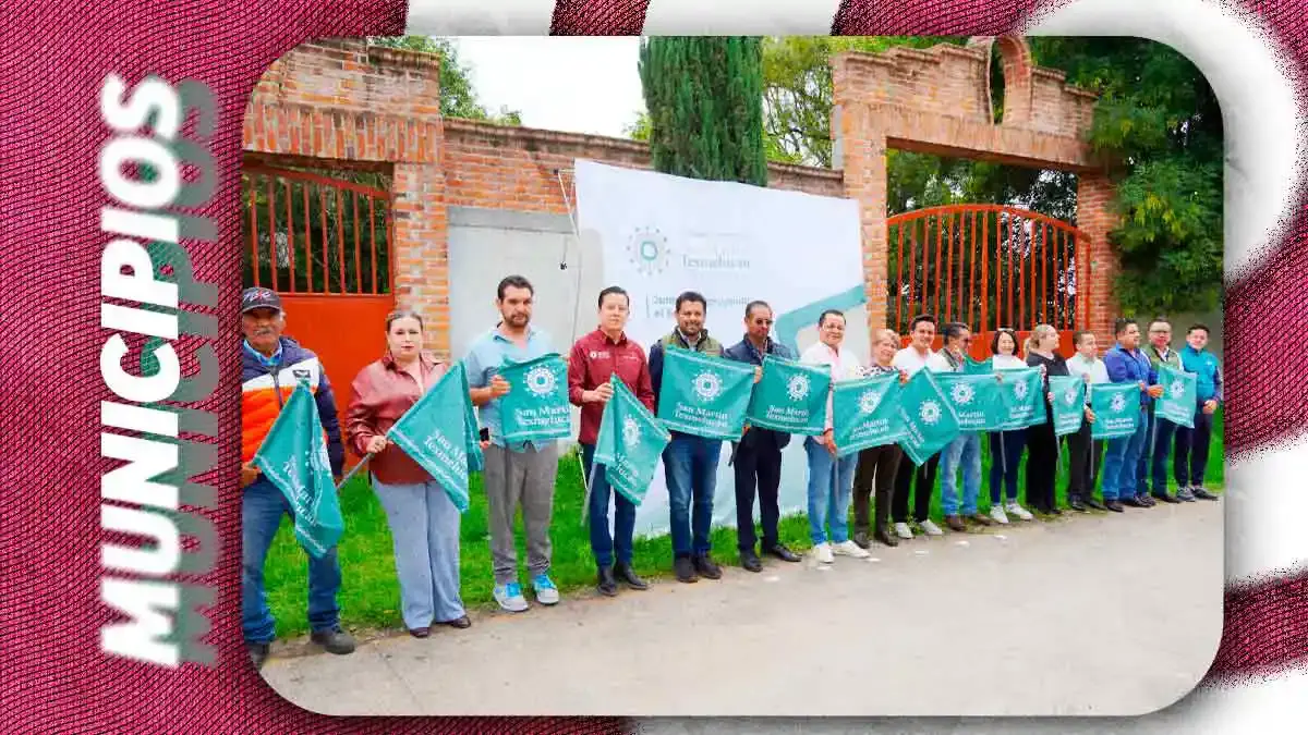 Alcalde de Texmelucan arranca rehabilitación de drenaje sanitario y trabajos de bacheo en El Moral