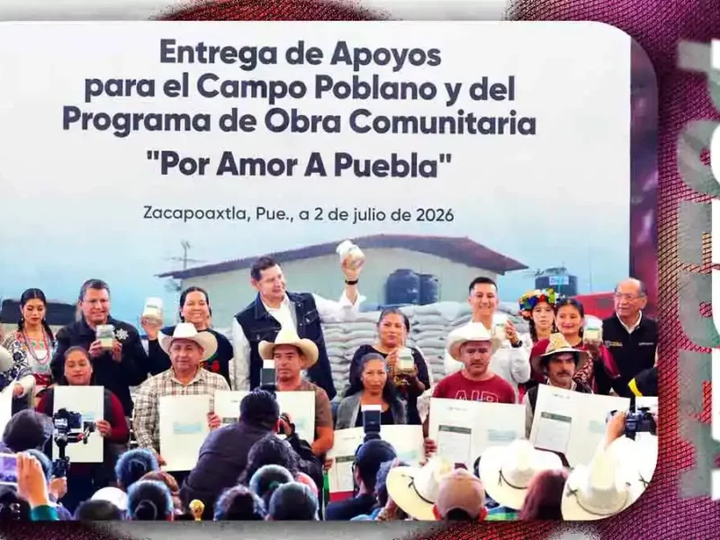 Gobierno de Puebla adelantará apoyos al campo por periodo electoral en 2027 