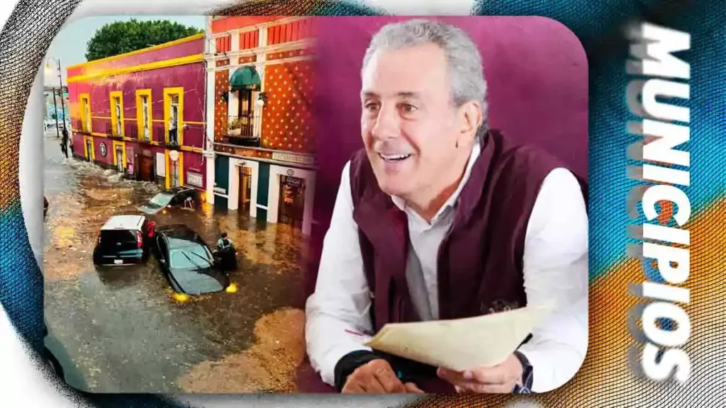 Pepe Chedraui busca reestructurar drenaje del Bulevar 5 de Mayo tras inundaciones en Puebla