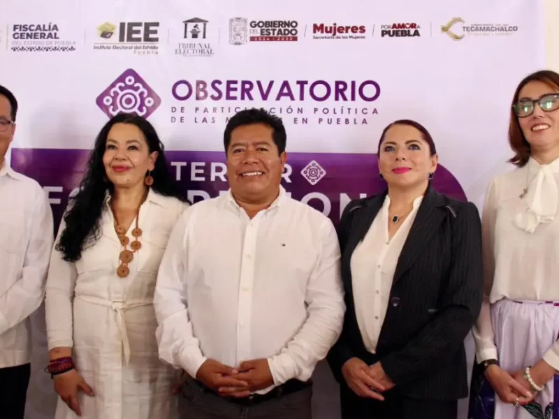 Tecamachalco sede del Tercer Foro Regional del Observatorio de Participación Política de las Mujeres en Puebla 2026