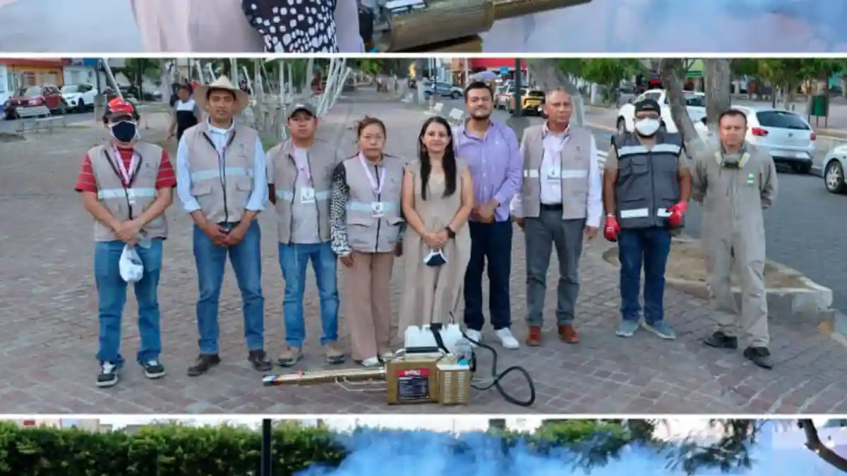 Gobierno de Tehuacán refuerza acciones contra el dengue con fumigación en el centro de la ciudad