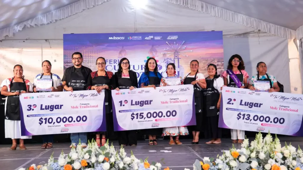 Premia Gobierno de San Andrés Cholula a las y los ganadores del concurso "Tu mejor mole 2026"