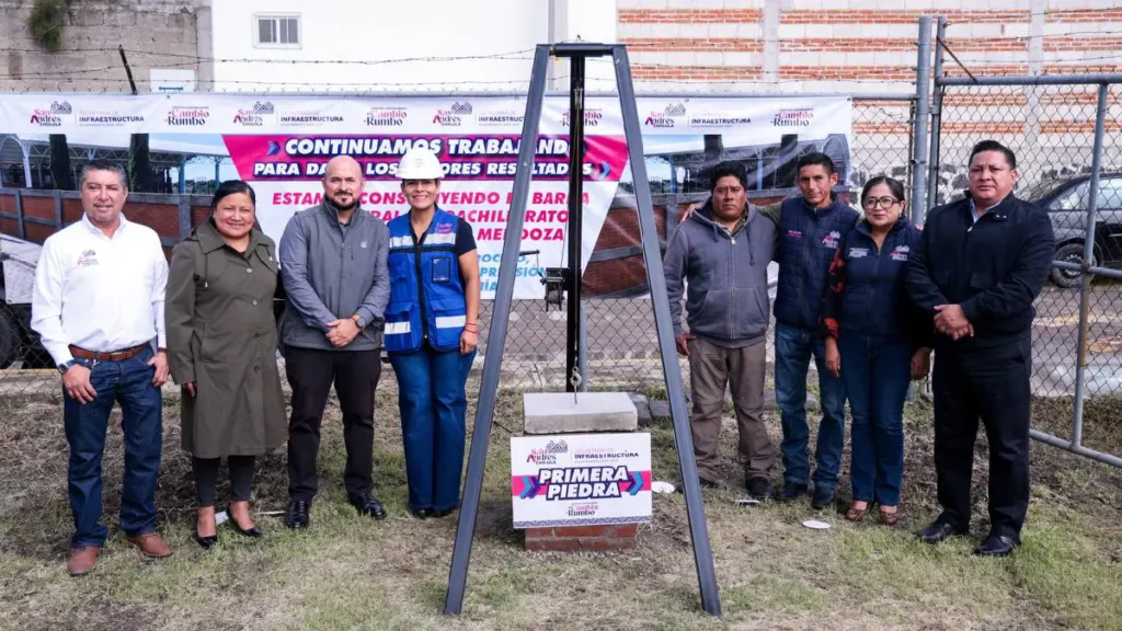 Gobierno de San Andrés Cholula fortalece infraestructura educativa en San Francisco Acatepec