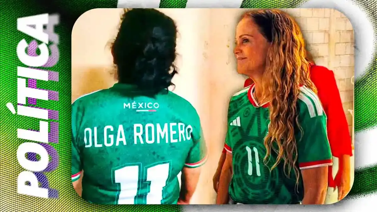 Lideresa de Morena tunea playera de la Selección Mexicana para promocionarse rumbo a Tehuacán
