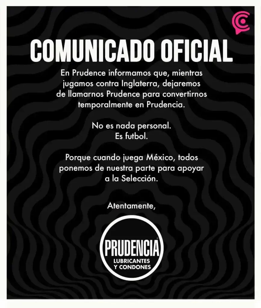 Marcas se unen a la campaña “No inglés” para apoyar a la Selección Mexicana contra Inglaterra