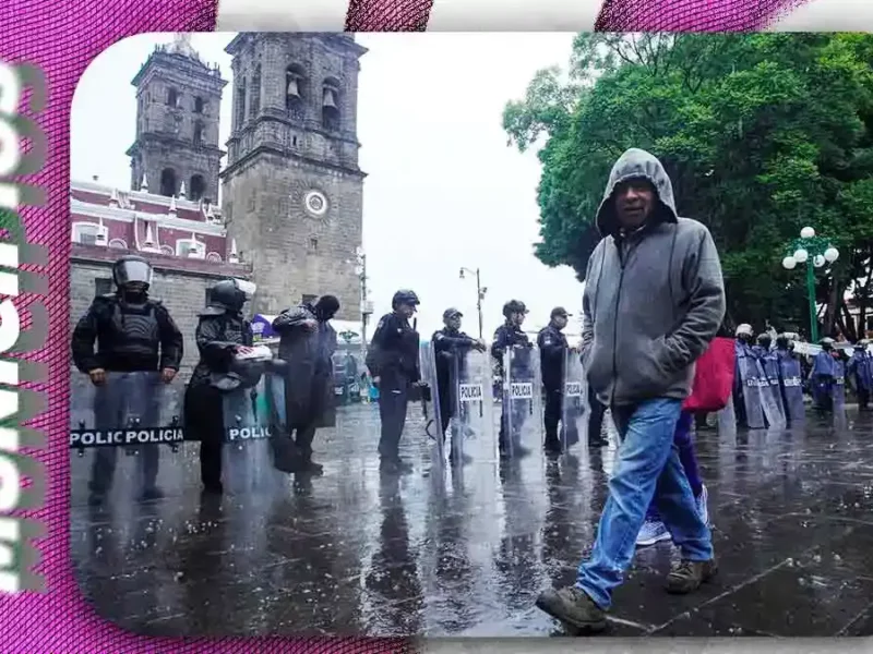 Puebla registra lluvias de hasta 17 milímetros este domingo; negocios toman medidas preventivas