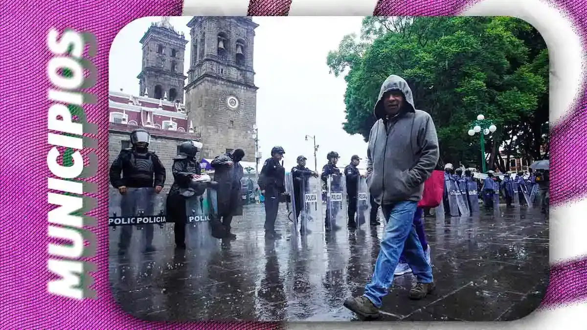 Puebla registra lluvias de hasta 17 milímetros este domingo; negocios toman medidas preventivas