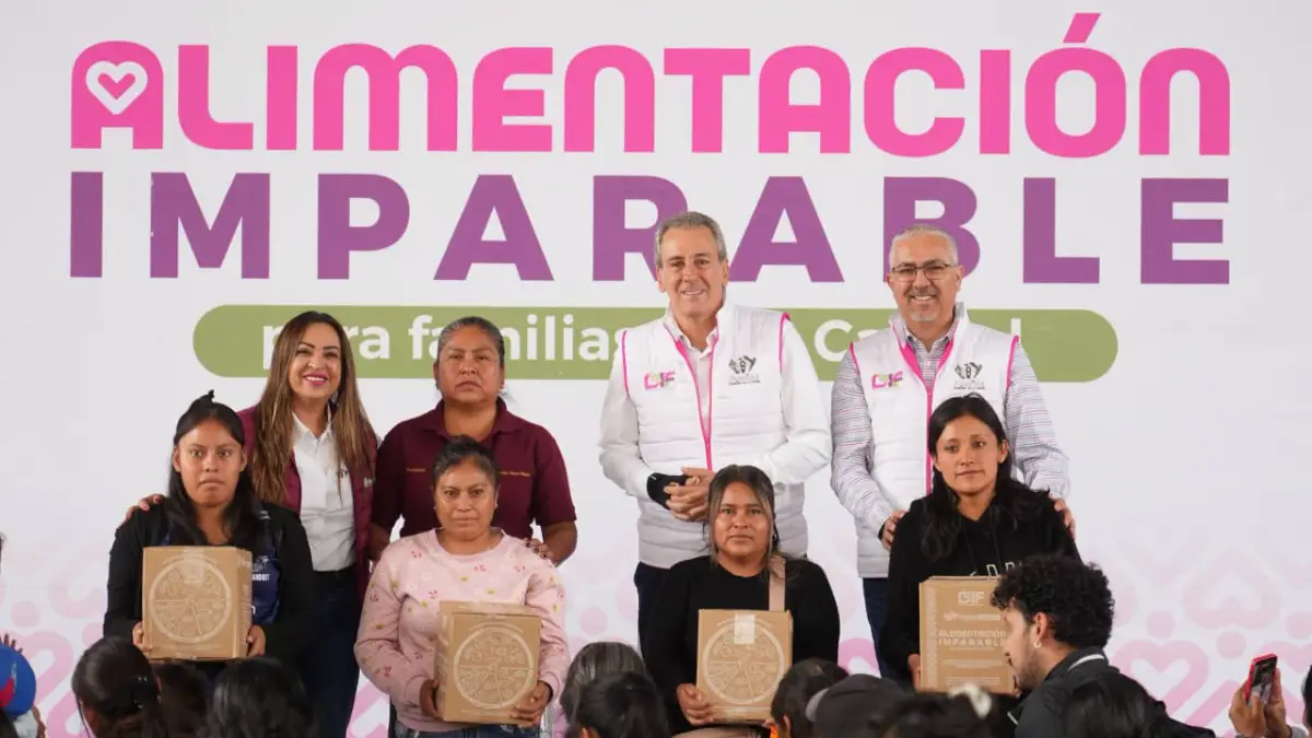 Entrega Pepe Chedraui 3 mil apoyos alimentarios en San Andrés Azumiatla