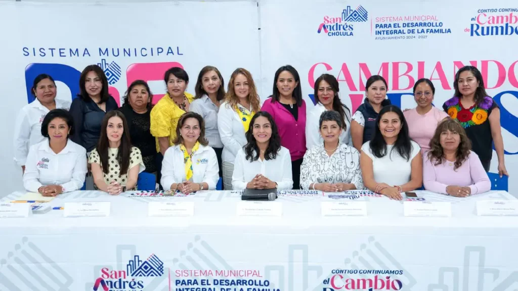 Suma Lupita Cuautle esfuerzos para brindar más apoyos a familias de San Andrés Cholula