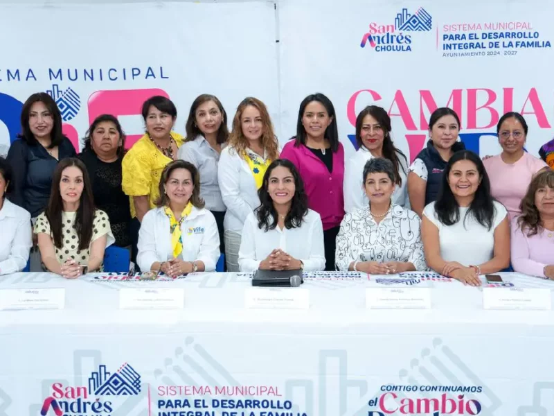 Suma Lupita Cuautle esfuerzos para brindar más apoyos a familias de San Andrés Cholula