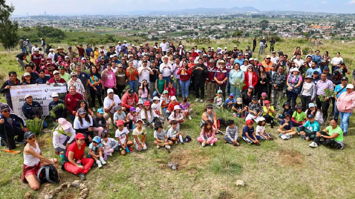 Impulsa Tonantzin Fernández acciones permanentes de reforestación en el Cerro Zapotecas