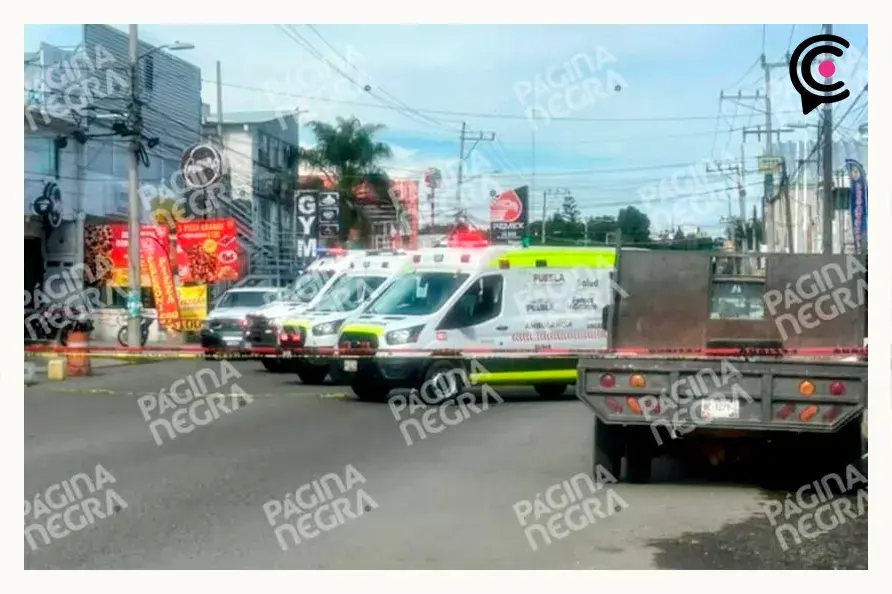 Comando armado ataca camioneta en San Jerónimo Caleras, Puebla; hay un muerto y un herido