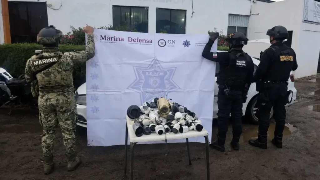 Policía de Texmelucan retira 40 cámaras irregulares en operativo interinstitucional de seguridad
