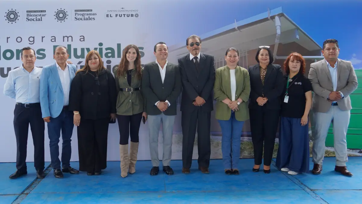 Gobierno de Texmelucan impulsa el acceso al agua en 10 escuelas públicas mediante programa de captadores pluviales