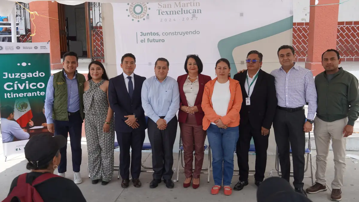 Llega jornada de Juzgado Cívico Itinerante a Juntas Auxiliares de Texmelucan