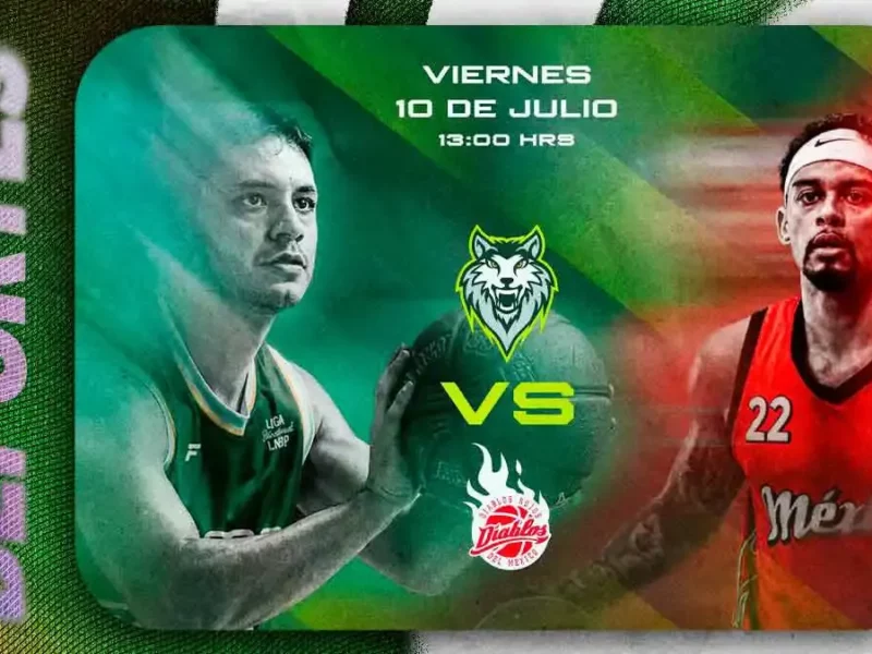 Lobos Puebla jugará partido amistoso ante Diablos Rojos de México en el Gimnasio Miguel Hidalgo