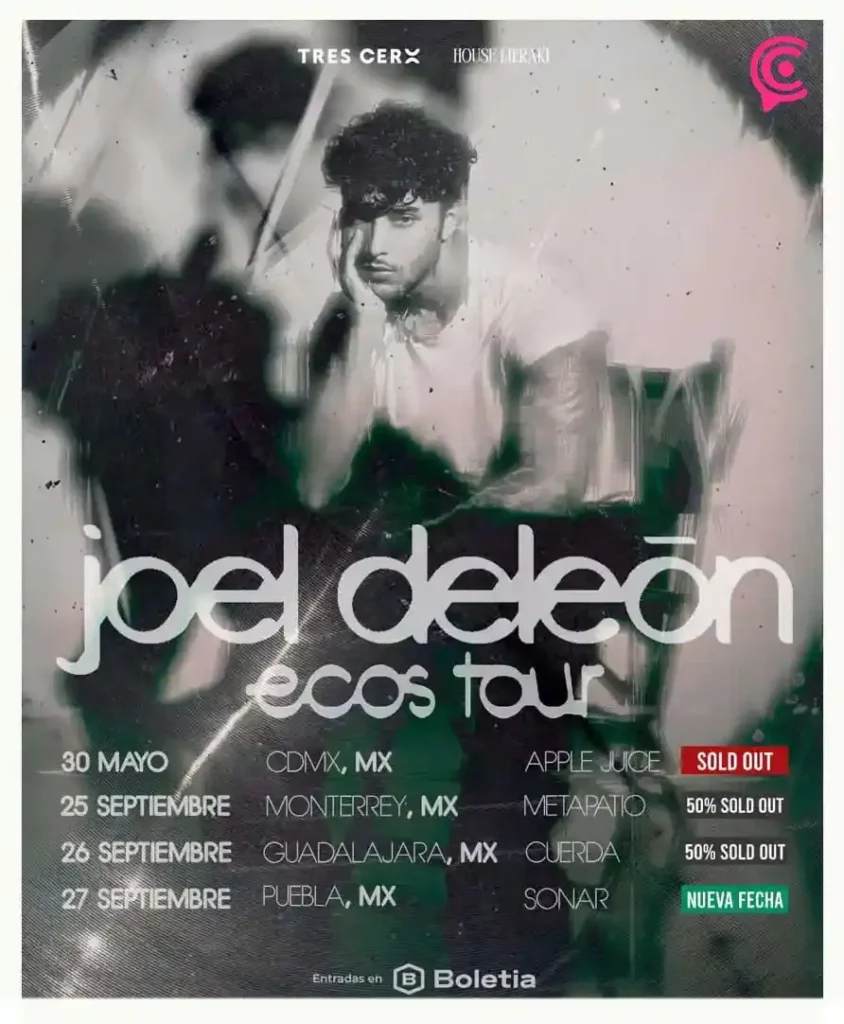 Joel Deleōn llega a Puebla con Meet & Greet, previo a su concierto de Ecos Tour
