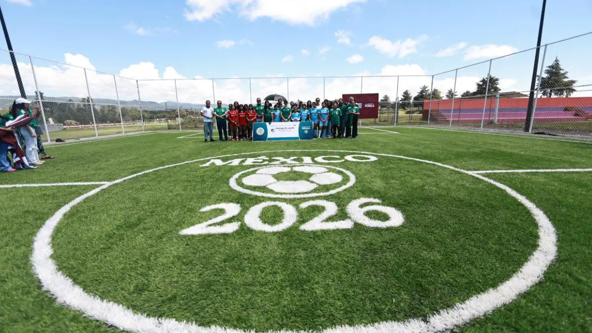Gobierno Federal y Ayuntamiento de Zacatlán inauguran cancha de fut5