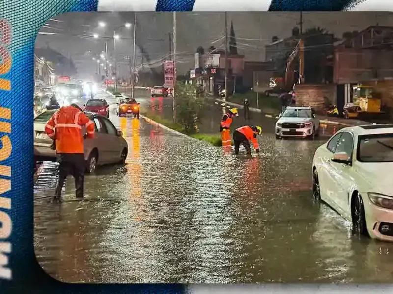 Lluvia del miércoles 8 de julio colapsa zona sur de Puebla capital