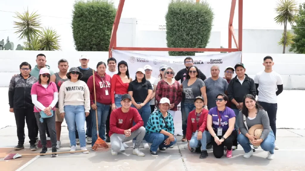 Lupita Fernández impulsa acciones de recuperación de espacios públicos en San Cristóbal Tepontla