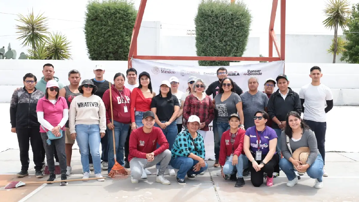 Lupita Fernández impulsa acciones de recuperación de espacios públicos en San Cristóbal Tepontla