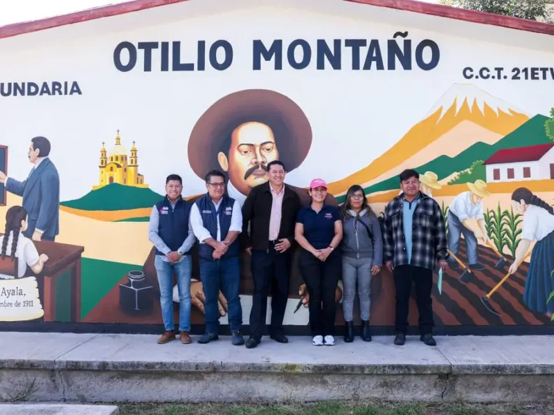 Realiza Lupita Cuautle jornada de reforestación en telesecundaria de la inspectoría Emiliano Zapata