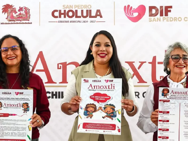 Con Tonantzin Fernández y el DIF Municipal, la educación sigue siendo una prioridad en San Pedro Cholula