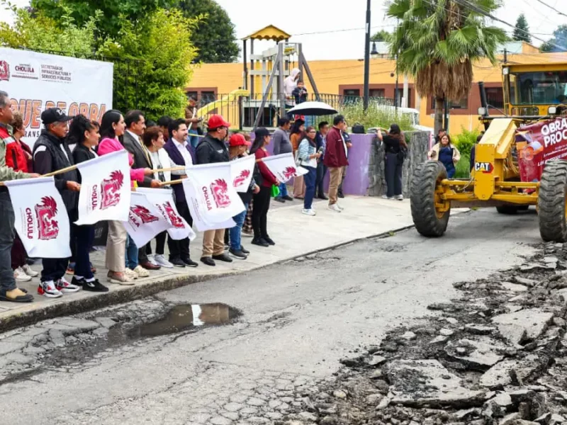 Con Tonantzin Fernández, avanza la modernización de la infraestructura en San Pedro Cholula