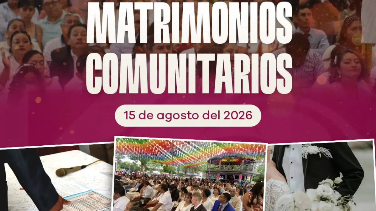 Últimos días de registro para los Matrimonios Comunitarios 2026 en Tecamachalco