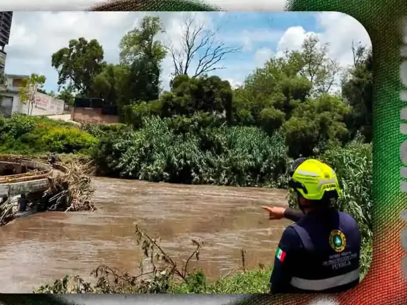 Cierran Puente Paso de Los Gallos en Ocoyucan; presenta daños estructurales tras lluvias