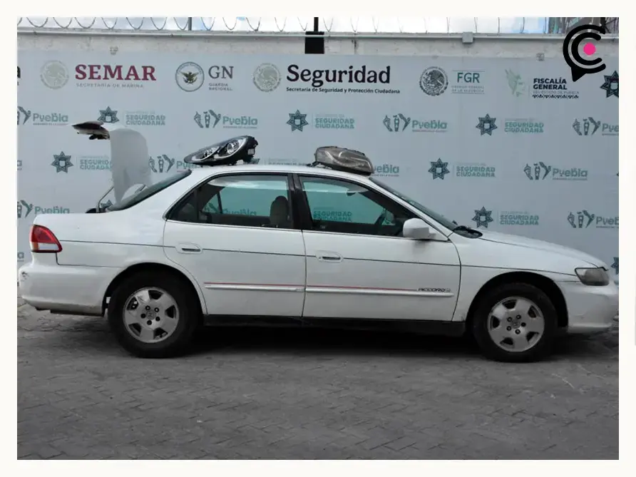 Detienen a presunto ladrón de comercios y autopartes en Puebla